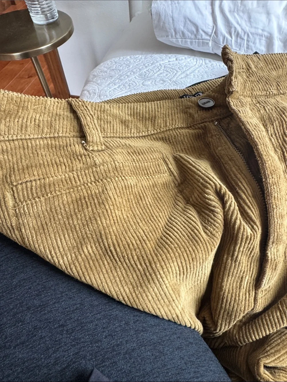 J. Crew Women’s Corduroy Flare Pants in Olive Green